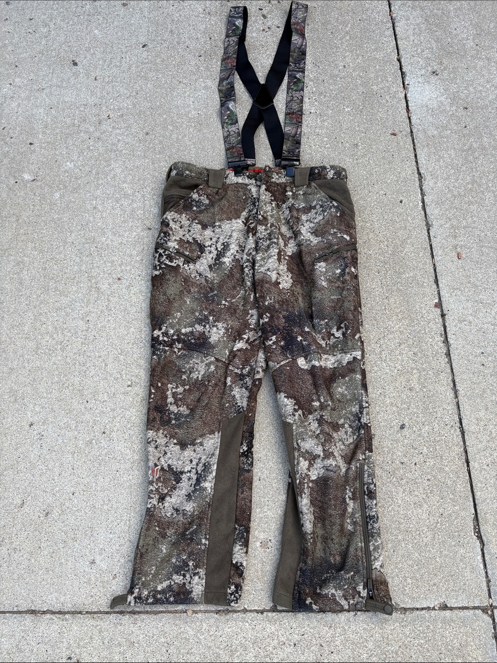 RedHead Men's Camo Hunting Pants with Suspenders - Brown/Green/Gray